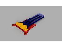 Wall mounted bed scraper