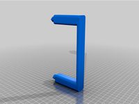 [Doublesided tape version] Minimalist quick change toilet paper holder