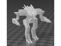 Battletech Archangel Assault Mech 6mm Scale reework from a papercraft model.(update2)