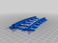 Swivel rail for lego