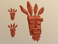 N'Sane Aku Aku - Crash Bandicoot Fan Art