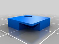 Left Corner holder for the Glass Geeetech Prusa i3 pro W