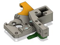 Modified Y_Carriage with integrated BMG extruder for Railcore II