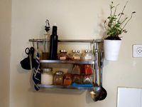 Flowerpot Hanged On IKEA Spice Stand