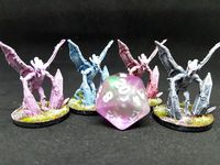 Ice Mephit for 28mm Tabletop Roleplaying