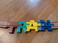Train track letters (Brio and Lillabo compatible)