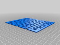 Toolbox drawer stencils
