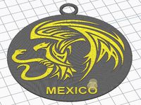 MEXICO EAGLE ORNAMENT 2019