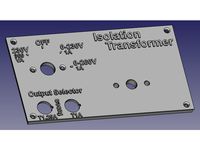 Frontpanel for Isolation transformer