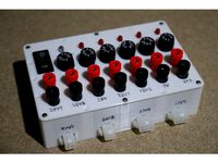 ATX Workbench DC Power Splitter & fuses & 24 Minifit JR & Bannana Plug