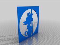 Young Goku Stencil