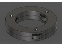 Spool Adapter - 2" to 3 3/8" with bearings 608zz