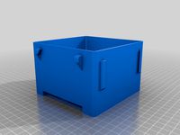 Stackable box with lid