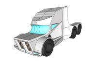 Cyberpunk Semi Truck Prototype