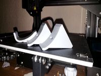 Wii U - wall mount brackets Single Piece