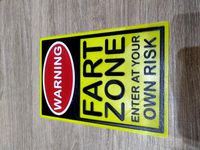 Warning Sign - Fart Zone
