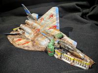 Crashed F15 ramp Gaslands