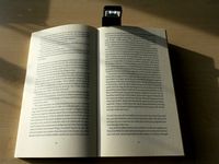 Lightholder for paper book converted from Gecko Cover with LED for Sony PRS-T2