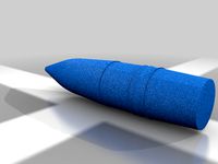 12.8 cm Pak 44 Shell for 1/16 maus