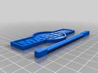 3D Logo as decoration for Slotcar tracks