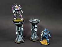 6mm Scale Battletech Terrain - Uplink/Relay Tower (Forward Base Set)