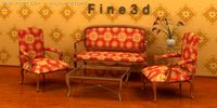 04Combination Sofa016 3D Model