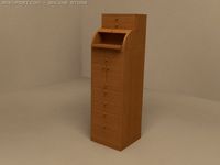Drawer Carteggio 3D Model