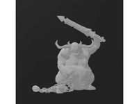 Great Unclean One - nurgle daemon - classic pose - scale to size