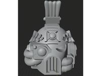 SM Helmet designer scaled up and hollowed out