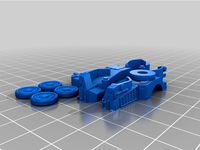 French Panhard 178B Armored Car - Easy Print
