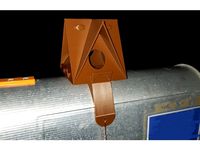 US-mailbox-mounting-base for Refugee Birdhouse