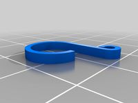 Simple Parametric Hook (Customizable, OpenSCAD)
