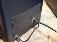 EPAX X1 SLA Printer Custom Network Keystone Back Plate Cover