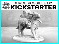 Pack Mule - Action Pose - Tabletop Miniature