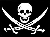 JACK RACKHAM STENCIL (PIRATE FLAG)