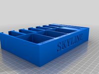 Skyline dice board game Insert