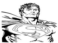Superman stencil 3