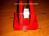 GT2 20 TEETH IDLE PULLEY SUPPORT