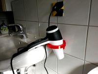 Blow-drier holder / wall mount