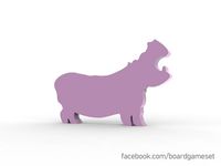 Hippopotamus Meeple