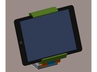 iPad wall mount adjustable & removable