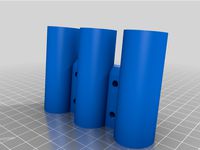 3x Micrometer wall holder