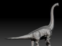 Jurassic Park Brachiosaurus Statue