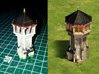 Age of Empires II West European Keep (High Detail)