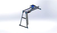 10t semi gantry crane