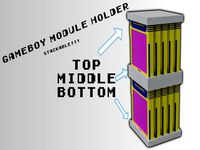 Stackable Gameboy Cartridge Holder