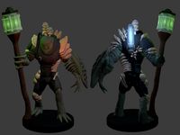 Sci-fi Myconid Miniature