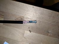 Aluminum tent pole ends.