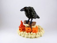 Halloween Raven remixed for multicolor