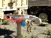 WPL A FRAME goose neck trailer receiver LMTV Style